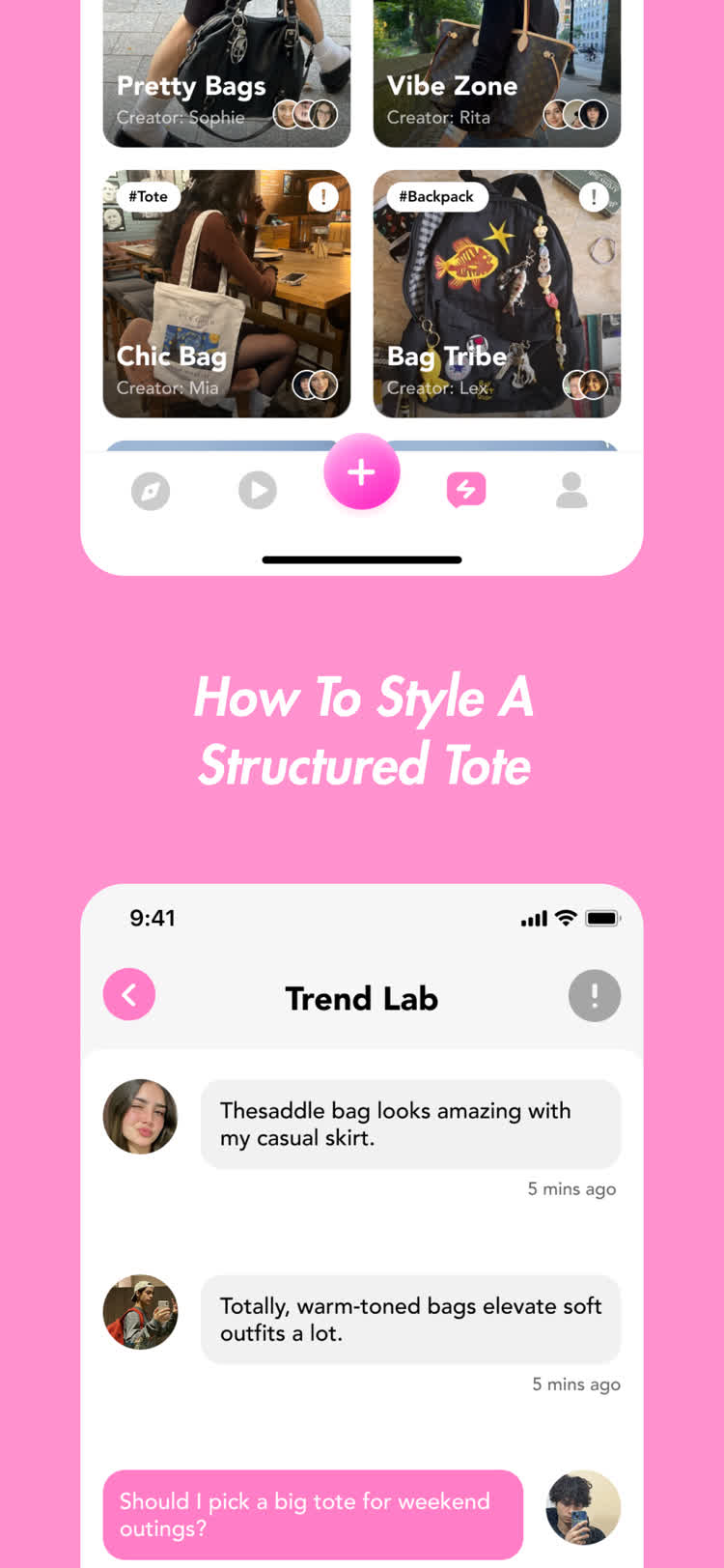 Swap bag-picking ideas and color-matching tricks